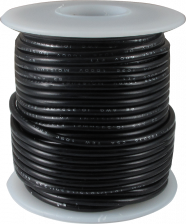 Cabluri si protectii - Cablu 22AWG, Siliconic, Servo, Negru, 0.5mm, 300/500V