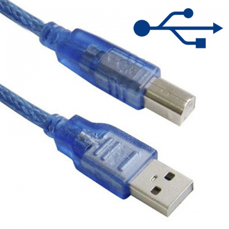 Cabluri mufate si conectori - Cablu USB AM la BM, 50 cm