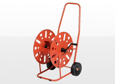 COMPONENTE INDUSTRIALE - Carucior metalic profesional pentru furtun, Model 317 | Capacitate DN19-80 m