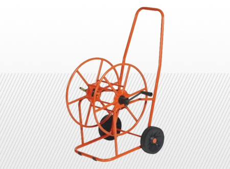 COMPONENTE INDUSTRIALE - Carucior metalic profesional pentru furtun, Model 318 | Capacitate DN19-80 m