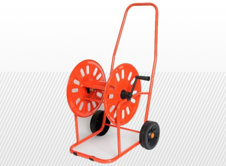 COMPONENTE INDUSTRIALE - Carucior metalic semi-profesional pentru furtun, Model 312 | Capacitate DN13-80 m, DN19-50 m
