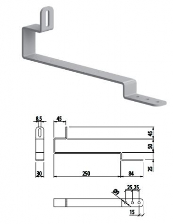 accesorii pentru panouri solare - Clema pentru acoperis de tigla (variante multiple)