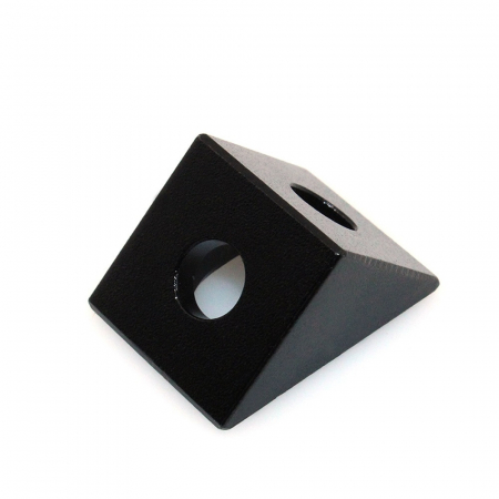 Accesorii Imprimante 3D si CNC - Coltar 20x20mm, pentru V-Slot, Openbuilds, 90 de grade, din Aluminiu, negru