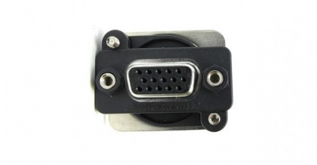 Cabluri mufate si conectori - Conector db15, VGA F-F panou