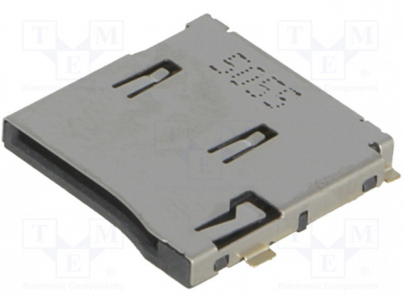 Module electronice - Conector pentru carduri SD Micro, push-push, SMT, aurit