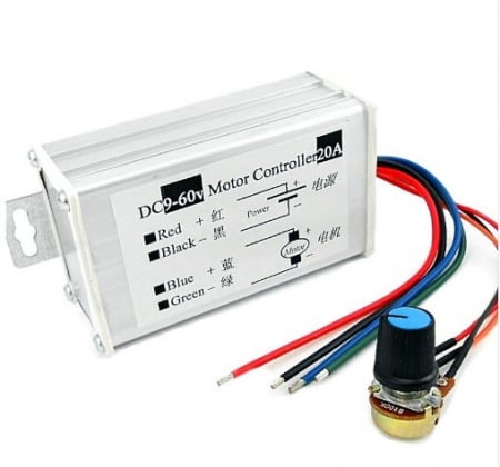 Electronica de putere - Control PWM motor 9-60V, 20A, incapsulat