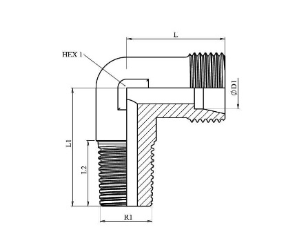 Cot cu filet metric metric (variante multiple) [1]