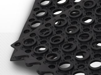 COMPONENTE INDUSTRIALE - Covor cauciuc antioboseala 12.5x914x914 mm
