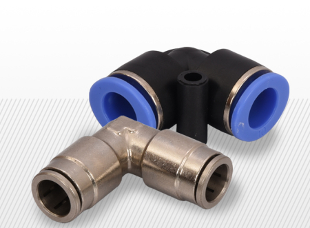 COMPONENTE INDUSTRIALE - Cuplaje push in 90 grade (variante multiple)