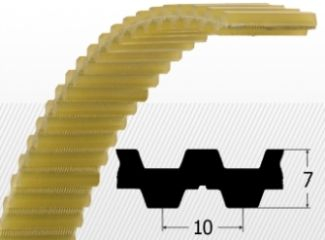 curele dintate - Curea D-AT10 1250-50 MM, Brecoflex