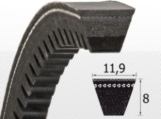 ingust dintat - Curea AVX11.9x710 La Optibelt