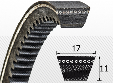 Curea AVX17x1325 La Optibelt MARATHON X (EPDM) [1]