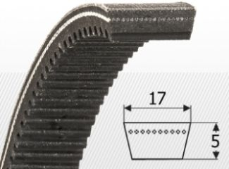 COMPONENTE INDUSTRIALE - Curea VX17x5x426 Li, Optibelt
