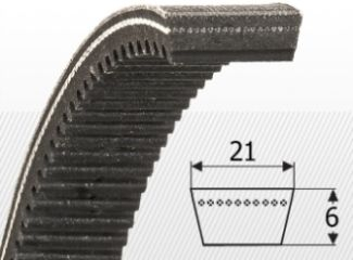 COMPONENTE INDUSTRIALE - Curea VX21x6x1220 Li, Optibelt