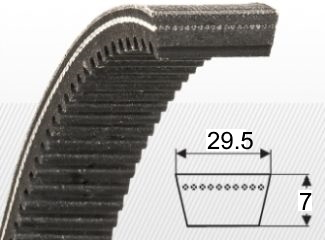 COMPONENTE INDUSTRIALE - Curea VX29.5x7x1057 Li, Concar