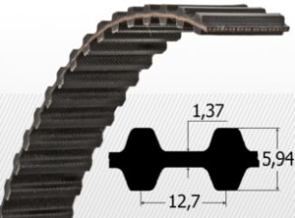 COMPONENTE INDUSTRIALE - Curea D-H 270 (z=54), Optibelt