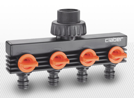 COMPONENTE INDUSTRIALE - Distribuitor cu 4 iesiri, intrare FE 3/4" 8580