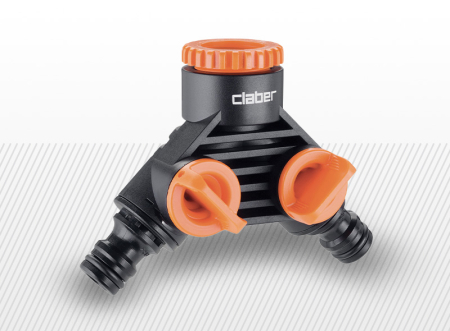 COMPONENTE INDUSTRIALE - Distribuitor Y cu 2 iesiri, intrare FI 1/2"-3/4" 8598
