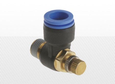 COMPONENTE INDUSTRIALE - Drosel 90 grade cu filet bspp (variante multiple)