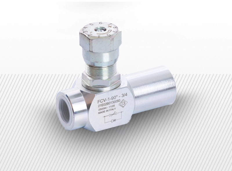 COMPONENTE INDUSTRIALE - Drosel reglare cu buton (variante multiple)