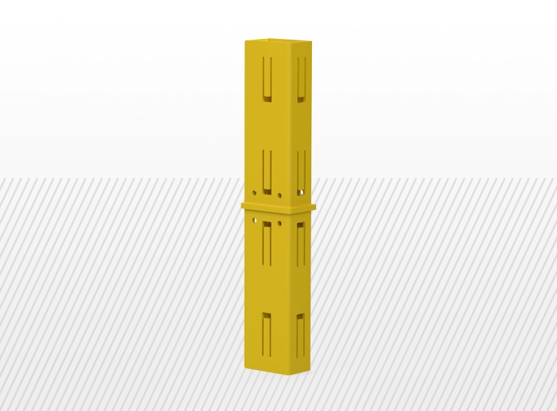 COMPONENTE INDUSTRIALE - Element de extensie pentru stalpi KKBJ-300x54x34-2.5-YLW