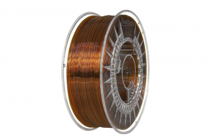 PETG - Filament Devil Design PETG Chihlimbar Transparent (Amber Transparent), 1kg