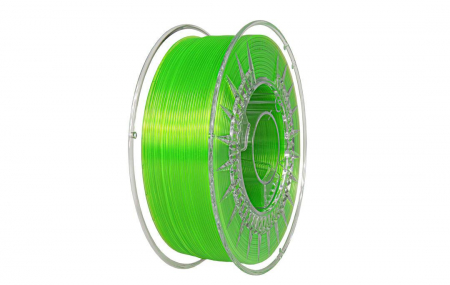 PETG - Filament Devil Design PETG Verde Deschis Transparent (Bright Green Transparent), 1kg
