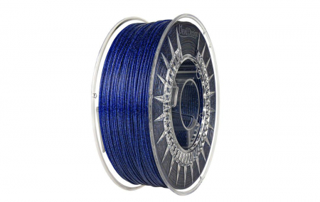 Filamente 3D - Filament Devil Design PLA Albastru Intens Galaxie (Galaxy Super Blue), 1kg