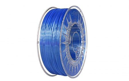 Filamente 3D - Filament Devil Design SILK Albastru (Blue), 1kg