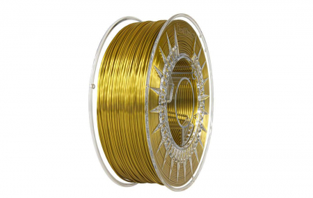 Filamente 3D - Filament Devil Design SILK Auriu (Gold), 1kg