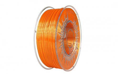 Filamente 3D - Filament Devil Design SILK Portocaliu Deschis (Bright Orange), 1kg