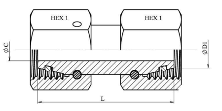 Fiting drept cu filet interior metric metric (variante multiple) [1]
