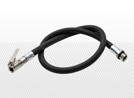 COMPONENTE INDUSTRIALE - Furtun sertizat pentru pistol de umflat roti DN06, 1/4", L=600 mm