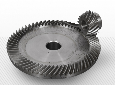 roti dintate conice cu dantura elicoidala - Grup conic cu dantura elicoidala 1:4 (variante multiple)