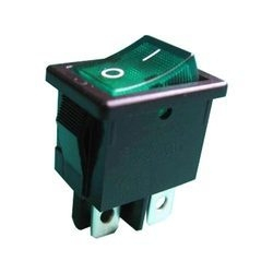Butoane tactile, endstopuri si encodere - Intrerupator Rocker, 13.8x9 mm, Verde