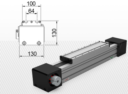 COMPONENTE INDUSTRIALE - Ito 080 l sarcina max 75kg cursa 100 7000 mm (variante multiple)