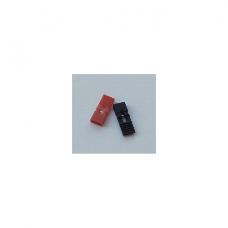 Cabluri mufate si conectori - Jumper de 2.54 mm, Rosu, cu suport