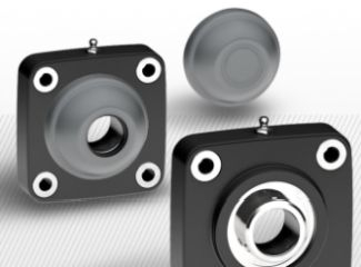 COMPONENTE INDUSTRIALE - Lagar patrat din material plastic UCF206CXA | 30mm fara protectie INOX