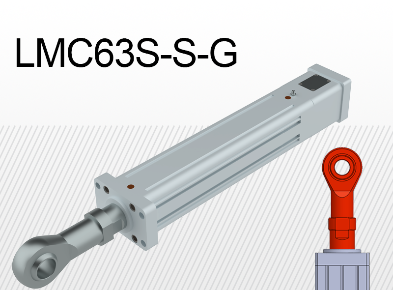 COMPONENTE INDUSTRIALE - Lmc63s s g cu articulatie sferica si conexiune directa la motor (variante multiple)