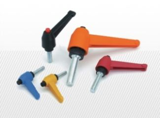 organe constructii masini - Maner ajustabil material plastic cu surub | A563-83 M08X60