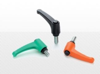 organe constructii masini - Maner ajustabil material plastic cu surub | A581-65 M06x50