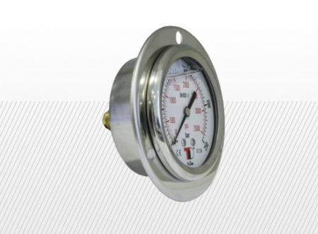 COMPONENTE INDUSTRIALE - Manometru axial cu flansa 63 mm (variante multiple)