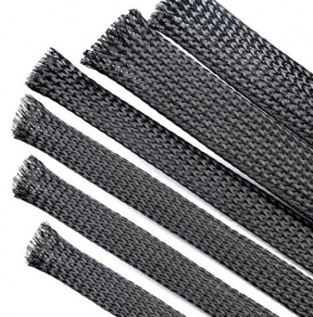 Electronice - Mesh, 6 mm, PET Cablu Negru