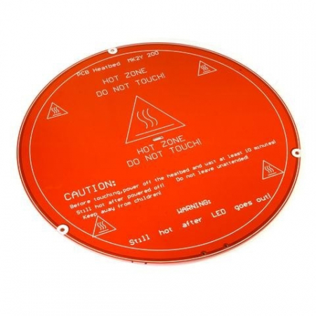 Pat incalzit si accesorii pentru aderenta - Pat incalzit, 220 mm, PCB Rotund MK2Y, 12V