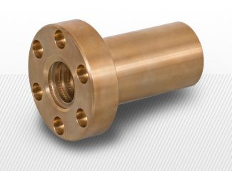 tehnica liniara - Piulita HDL 20AR 20X4mm | din bronz, cu guler, var. lunga