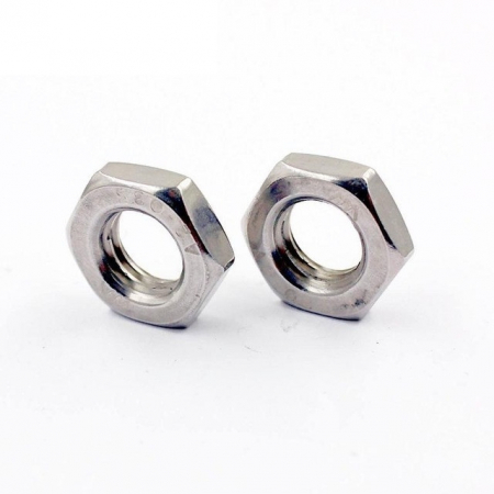 Accesorii Imprimante 3D si CNC - Piulita hexagonala M5 (filet metric 5), plata (ingusta), otel zincat