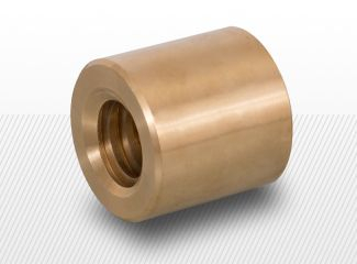 suruburi cu filet trapezoidal - Piulita HBD 10TR 10X2mm, din bronz, cilindric