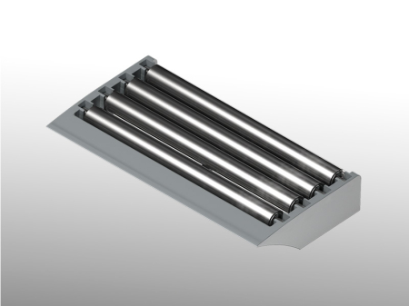 elemente linii transportoare - Modul de transfer cu role cu buza  L=115, 5 randuri