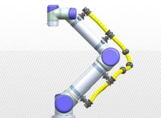 burdufuri si lanturi portcablu - Protectia cablurilor la roboti universal robot (variante multiple)