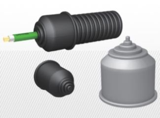 burdufuri si lanturi portcablu - Racorduri pentru tuburi de protectie FEC (variante multiple)